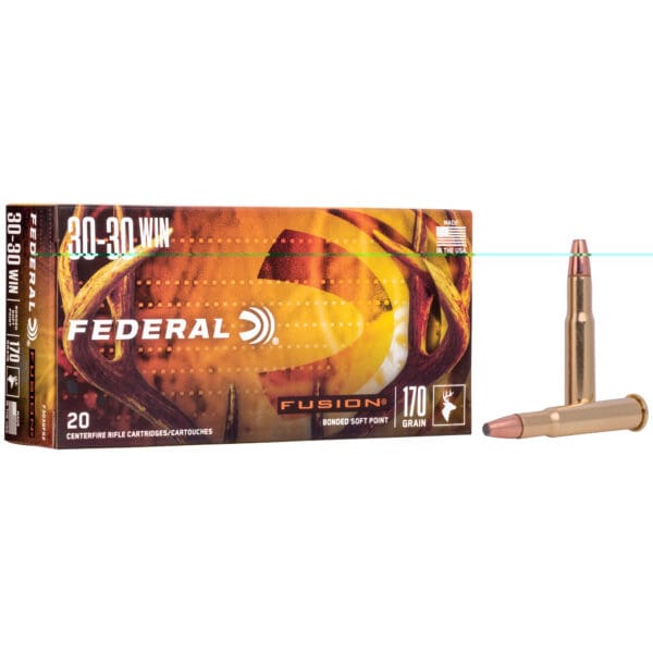 Federal Fusion .30-30 Win 170 gr Bonded Soft Point 20 Per Box