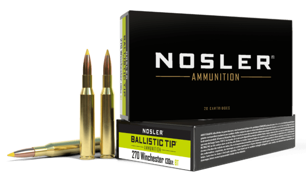 Nosler 40062 Ballistic Tip .270 Win 130 gr Spitzer Ballistic Tip 20 Per Box