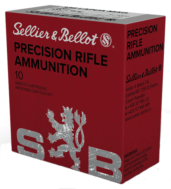 Sellier & Bellot SB338LMB .338 Lapua Mag 300 gr Hollow Point Boat Tail 10 Per Box