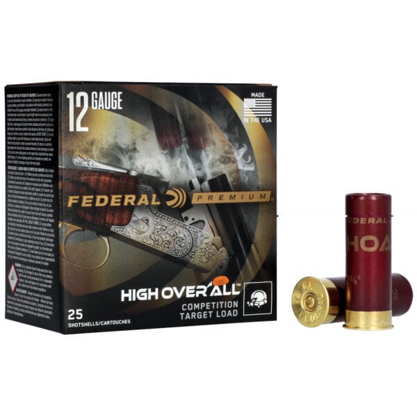 Federal HOA12H175 Premium High Over All 12 Gauge 2.75" 1 oz 7.5 Shot 25 Per Box