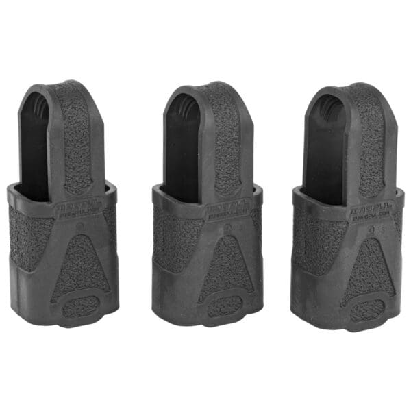 Magpul MAG003-BLK Original Magpul  Made of Rubber w/ Black Finish for 9mm Subgun Mags/ 3 Per Pack