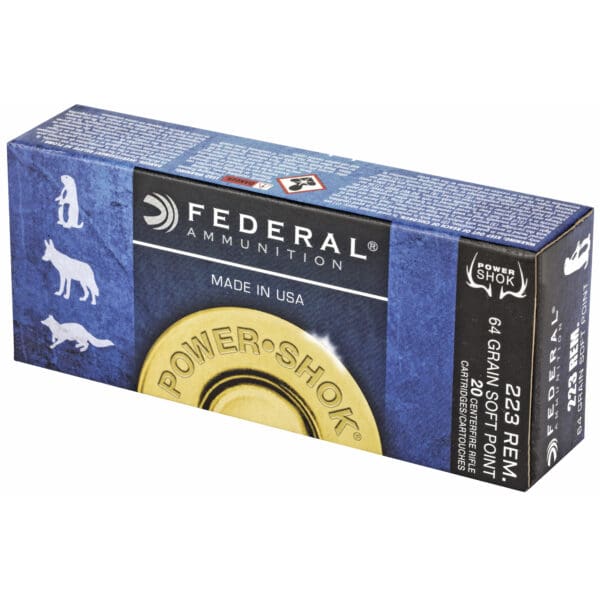Federal 223L Power-Shok .223 Rem 64 gr Jacketed Soft Point 20 Per Box - Image 3