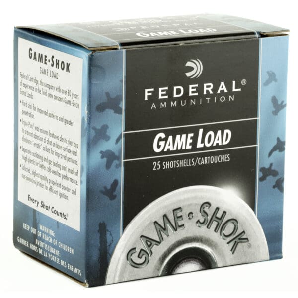 Federal H20075 Game-Shok Upland 20Gauge 2.75" 7/8oz 7.5Shot 25 Per Box/10 Case - Image 2
