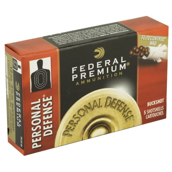 Federal PD13200 Premium Personal Defense 12 Gauge 2.75" 9 Pellets 00 Buck Shot 5 Per Box - Image 2