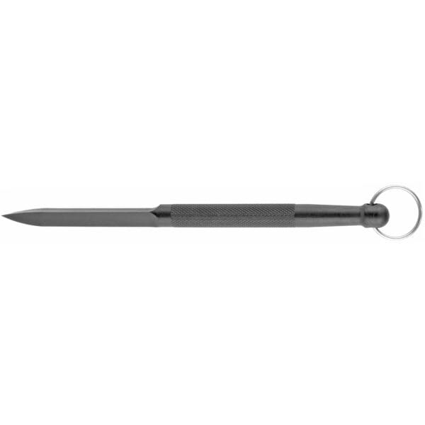 Cold Steel CS92DD Delta Dart  3.38" Fixed Plain Black knurled w/Lanyard Ring Zy-Ex Handle
