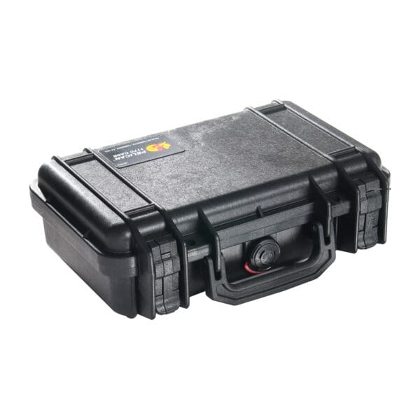 Pelican 1170000110 Protector Case Black Polypropylene Holds Handgun