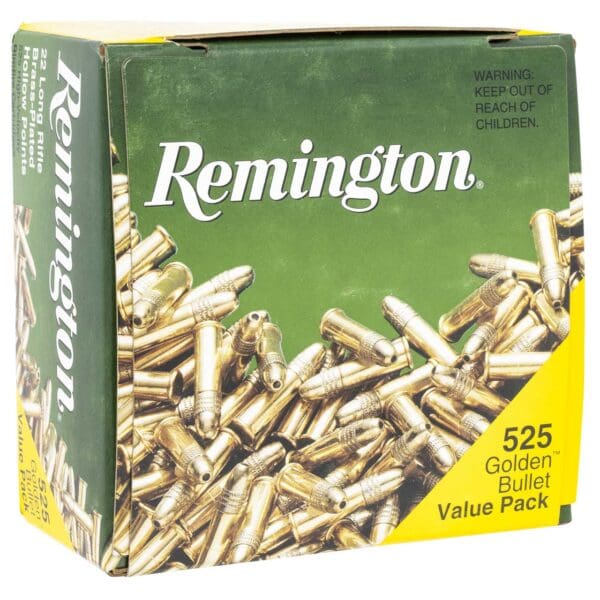 Remington 21250 Golden Bullet .22 LR 36 gr Hollow Point 525 Per Box