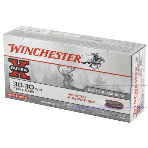 Winchester Super-X .30-30 Win 150 gr Jacketed Hollow Point 20 Per Box - Image 3