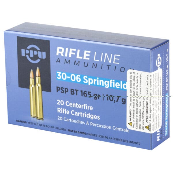 PPU .30-06 Springfield 165 gr Pointed Soft Point Boat Tail 20 Per Box - Image 3