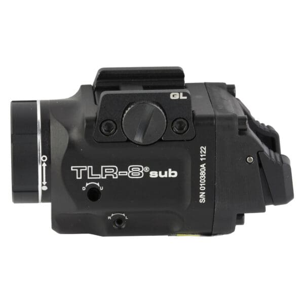 Streamlight 69411 TLR-8 Sub Gun Light with Red Laser  Black Anodized 500 Lumens White LED Glock 43X - Image 3