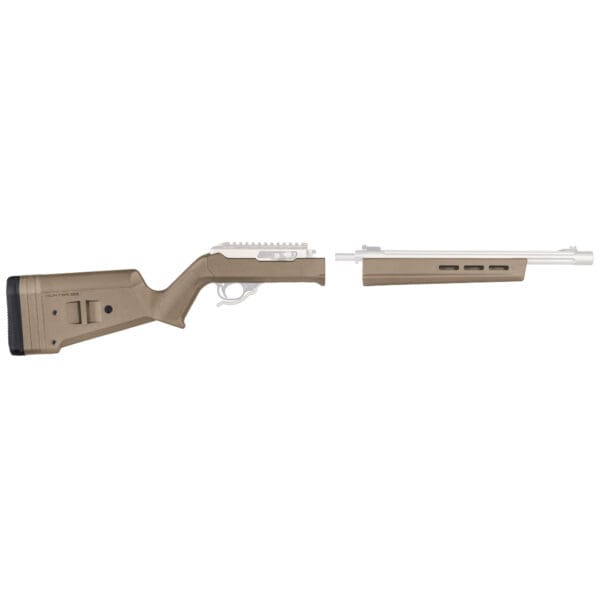 Magpul MAG760-FDE Hunter X-22 Stock Fixed Adjustable Comb Flat Dark Earth Synthetic for Ruger 10/22 Takedown