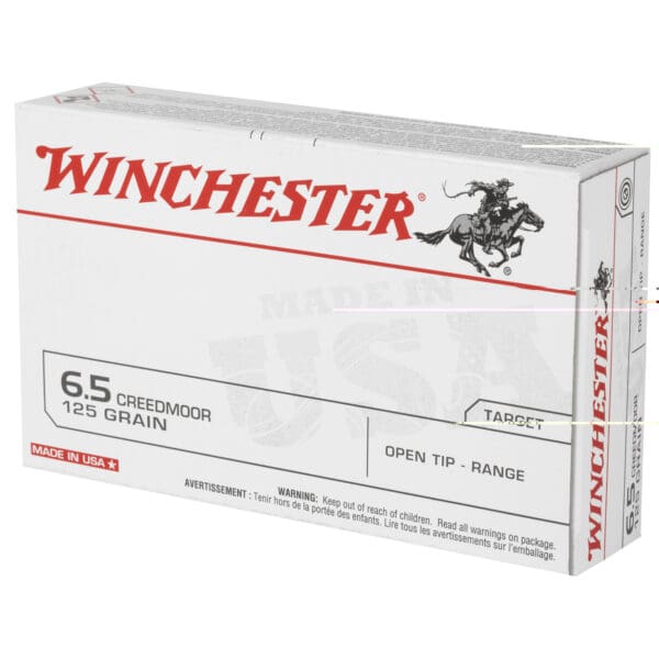 Winchester Ammo USA65CM USA 6.5 Creedmoor 125 gr Open Tip Range 20 Per Box - Image 3