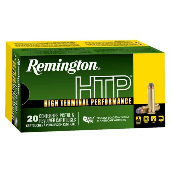 Remington 22233 HTP .357 Mag 158 gr Jacketed Soft Point 20 Per Box