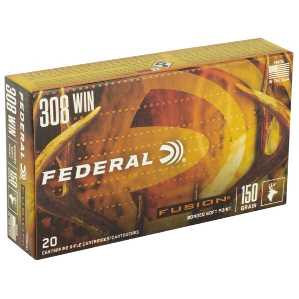 Federal F308FS1 Fusion .308 Win 150 gr Bonded Soft Point 20 Per Box - Image 2