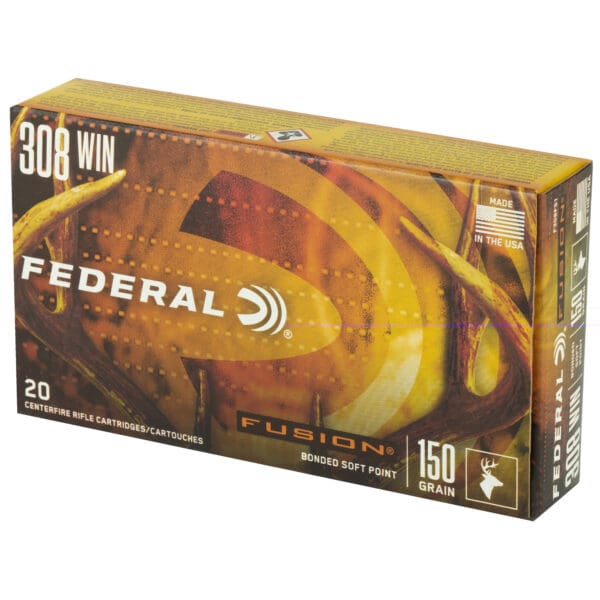 Federal F308FS1 Fusion .308 Win 150 gr Bonded Soft Point 20 Per Box - Image 3