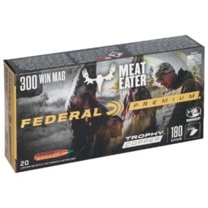 Federal P300WTC1 Premium .300 Win Mag 180 gr Trophy Copper 20 Per Box