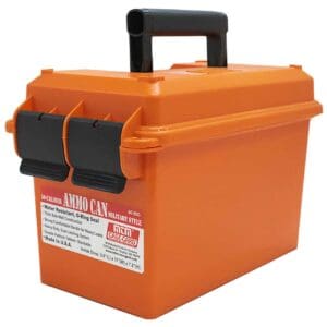MTM Case-Gard AC50C35 Ammo Can 50 Cal Orange Polypropylene