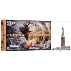 Federal P308TA1 Premium .308 Win 175 gr Terminal Ascent 20 Per Box