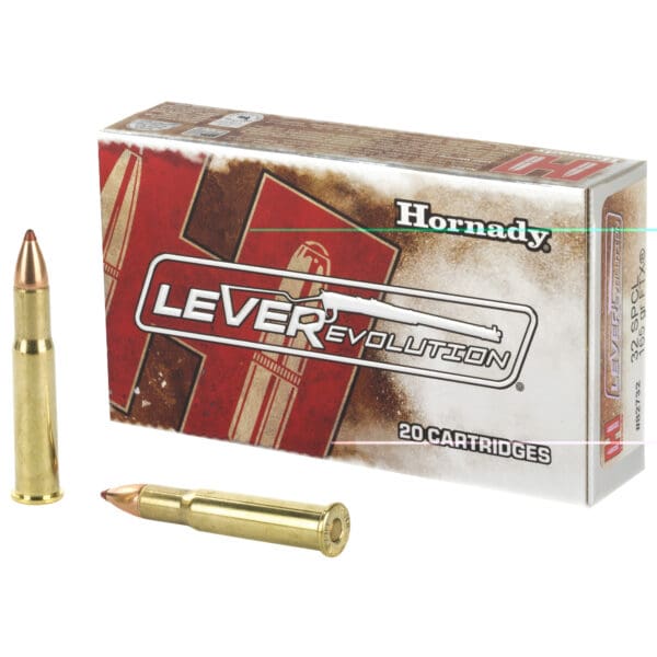 Hornady 82732 LEVERevolution .32 Win Special 165 gr Flex Tip eXpanding 20 Per Box