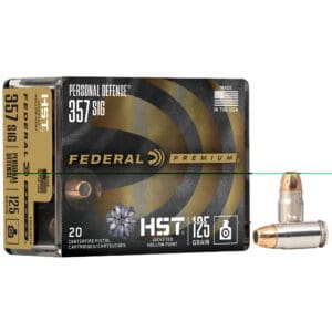 Federal P357SHST1S .357 Sig 125 gr HST Jacketed Hollow Point 20 Per Box