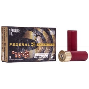 Federal P15600 Premium Magnum 12Gauge 2.75" 12Pellets 1 1/2oz 00BuckShot 5 Per Box/50 Case