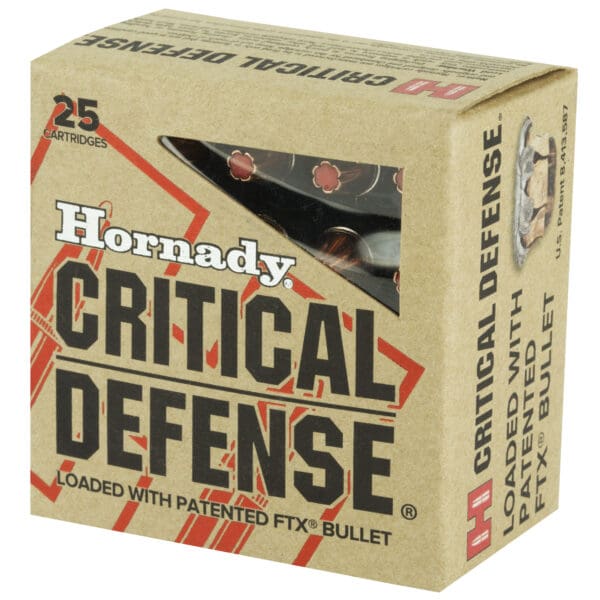 Hornady 90060 Critical Defense  32H&RMag 80gr Hornady Flex Tip eXpanding 25 Per Box/10 Case - Image 3