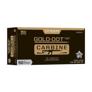 Speer 59GDC1 Gold Dot  9mmLuger 135gr Hollow Point 50 Per Box