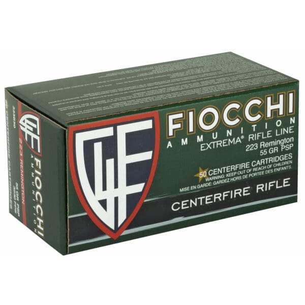 Fiocchi 223B50 Field Dynamics .223 Rem 55 gr Pointed Soft Point 50 Per Box - Image 2