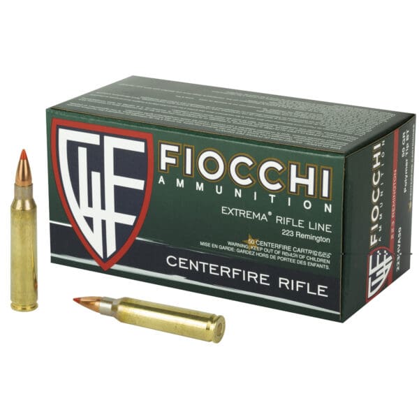 Fiocchi 223HVA50 Field Dynamics .223 Rem 50 gr Hornady V-Max 50 Per Box