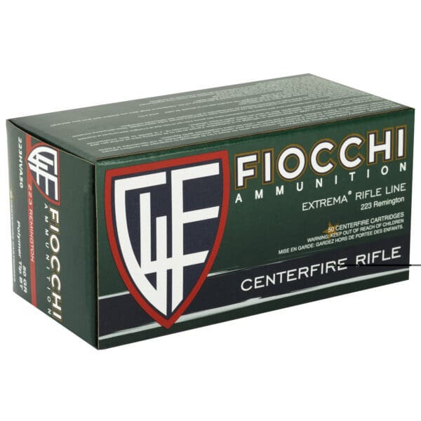 Fiocchi 223HVA50 Field Dynamics .223 Rem 50 gr Hornady V-Max 50 Per Box - Image 2