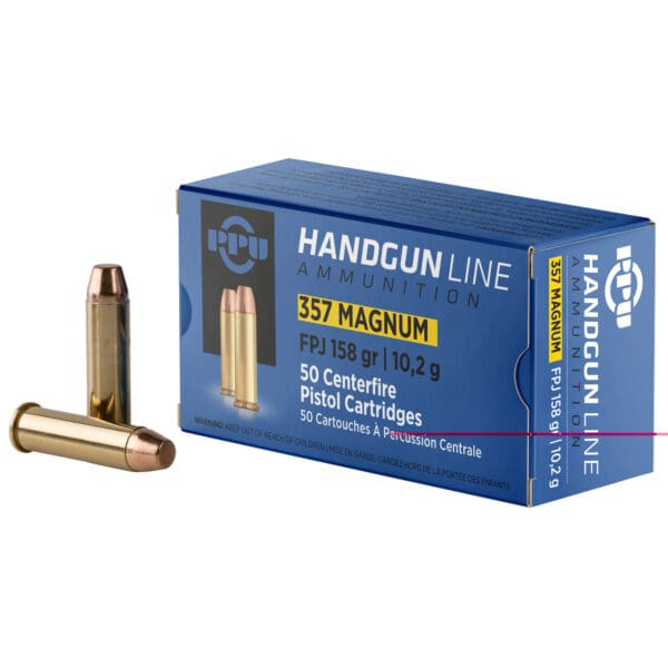 PPU PPD357 Defense .357 Mag 158 gr Jacketed Hollow Point 50 Per Box