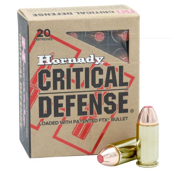 Hornady 90923 Critical Defense .45 ACP +P 185 gr Flex Tip eXpanding 20 Per Box