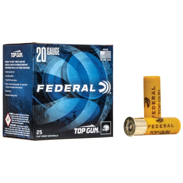 Federal TG208 Top Gun 20 Gauge 2.75" 7/8 oz 8 Shot 25 Per Box
