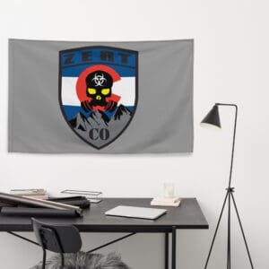 ZERT COLORADO STATE TROOP FLAG