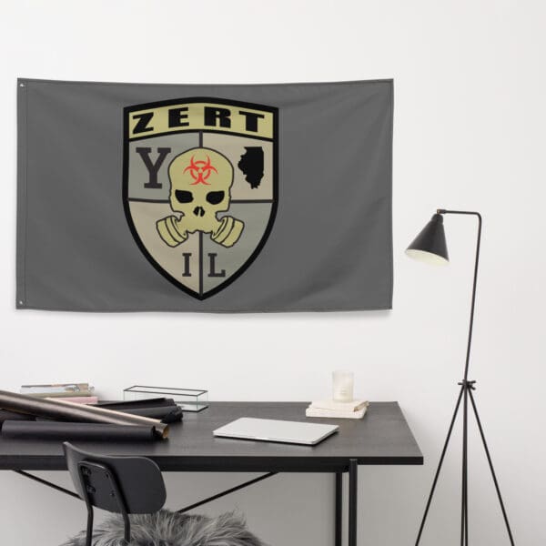 ZERT ILLINOIS STATE TROOP FLAG