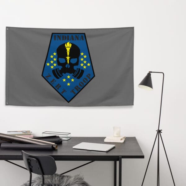 ZERT INDIANA STATE TROOP FLAG