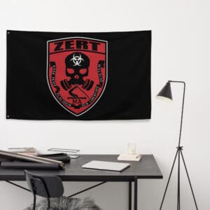 ZERT MASSACHUSETTS STATE TROOP FLAG
