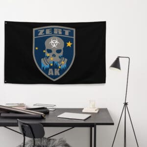 ZERT ALASKA STATE TROOP FLAG