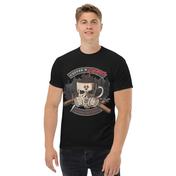 Coffee & Chaos Podcast T Shirt
