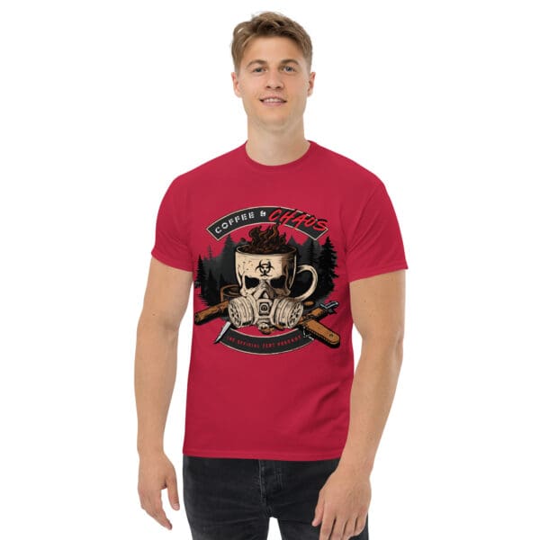 Coffee & Chaos Podcast T Shirt - Image 25