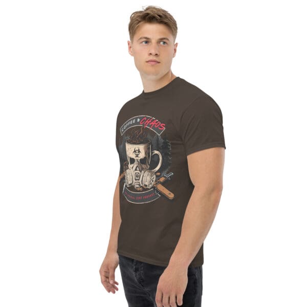 Coffee & Chaos Podcast T Shirt - Image 22