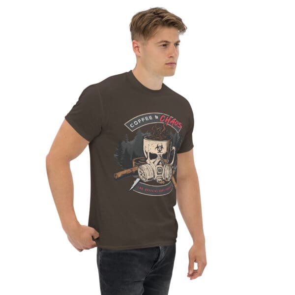 Coffee & Chaos Podcast T Shirt - Image 24