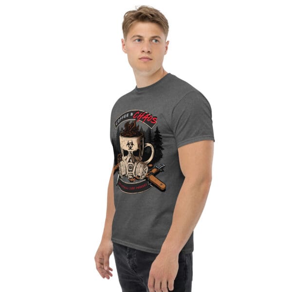 Coffee & Chaos Podcast T Shirt - Image 40