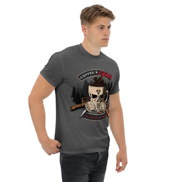 Coffee & Chaos Podcast T Shirt - Image 42