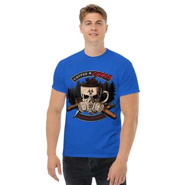 Coffee & Chaos Podcast T Shirt - Image 31