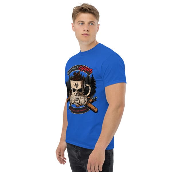 Coffee & Chaos Podcast T Shirt - Image 34