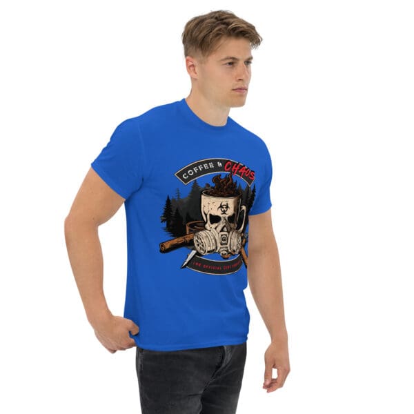 Coffee & Chaos Podcast T Shirt - Image 36