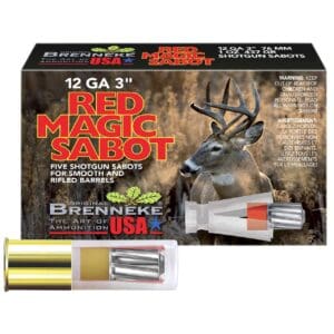 Brenneke SL123RMS Red Magic 12 Gauge 3" 1 oz Sabot Slug Shot 5 Per Box