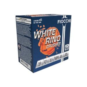 Fiocchi 12WRCRS8 Exacta Target White Rino Crusher 12 Gauge 2.75" 1 1/8 oz 8 Shot 25 Per Box