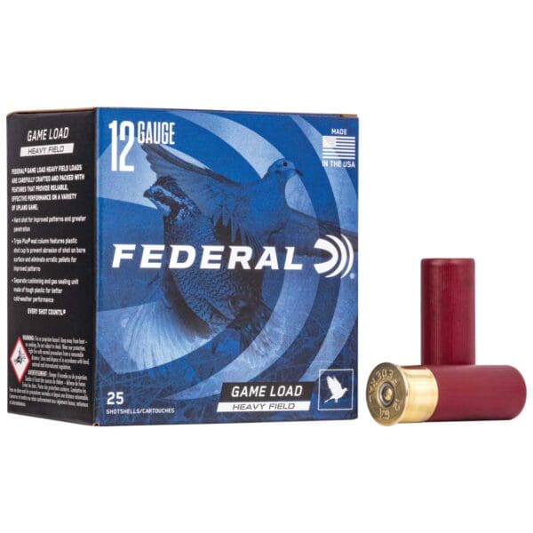 Federal H1234 Game-Shok Heavy Field 12 Gauge 2.75" 1 1/8 oz 4 Shot 25 Per Box